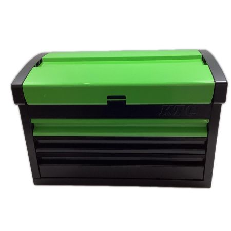 KTC ケーティーシー 工具セット 3段3引出し SK3666E EKR-103 グリーンxブラック ケース付 53点
