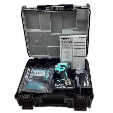 MAKITA マキタ インパクトドライバ TD173DGXTB ターコイズブルー 充電器・充電池2個・ケース付