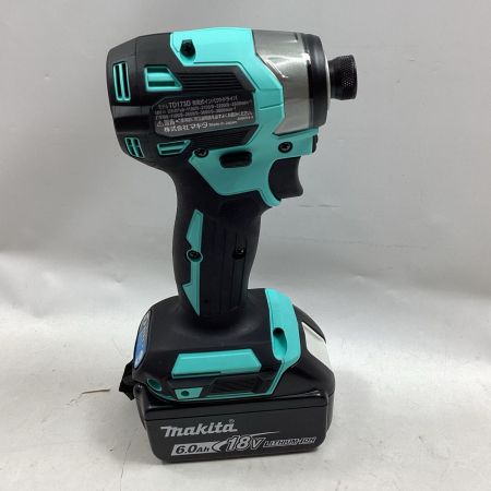 MAKITA マキタ インパクトドライバ TD173DGXTB ターコイズブルー 充電器・充電池2個・ケース付