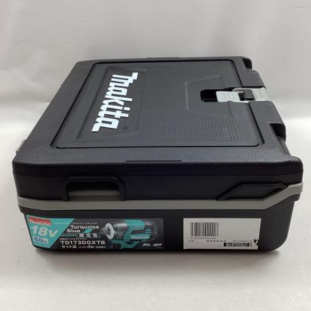 MAKITA マキタ インパクトドライバ TD173DGXTB ターコイズブルー 充電器・充電池2個・ケース付