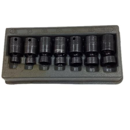 Snap-on スナップオン ユニバーサルソケットセット 207IPFM 7個セット 差込角: 3/8インチ