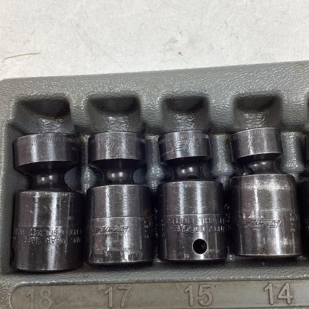 Snap-on スナップオン ユニバーサルソケットセット 207IPFM 7個セット 差込角: 3/8インチ