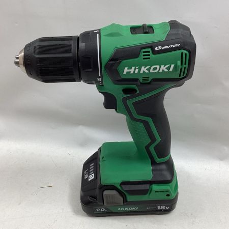 HiKOKI ハイコーキ ドライバドリル DS18DD グリーン 充電器・充電池2個・ケース付
