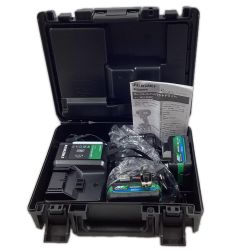 HiKOKI ハイコーキ インパクトドライバ WH36DC ブラック 充電器・充電池2個・ケース付 36v Sランク