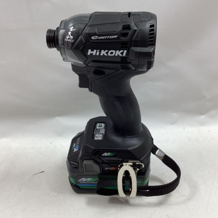 HiKOKI ハイコーキ インパクトドライバ WH36DC ブラック 充電器・充電池2個・ケース付 36v