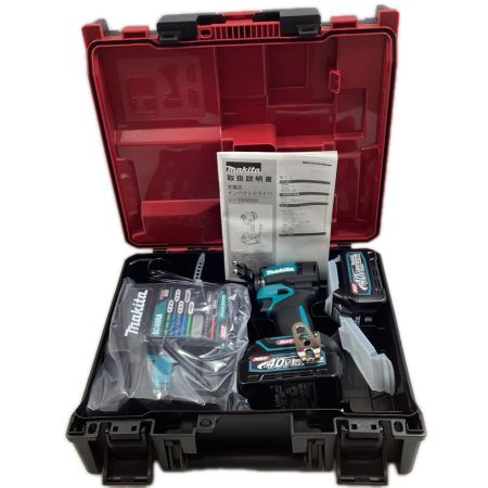 MAKITA マキタ インパクトドライバ TD005GRDX ブルー 充電器・充電池2個・ケース付 