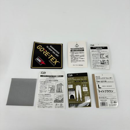 DAIWA ダイワ ウェーダー Lサイズ 未使用品 ゴアテックス 釣り フィッシング GW-3211R