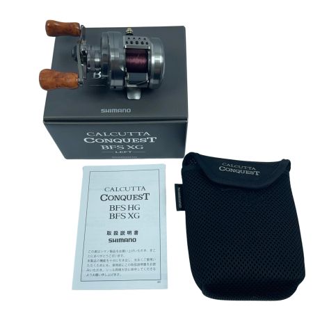 SHIMANO シマノ 23カルカッタコンクエストBFSXG 045713 ウッドハンドル