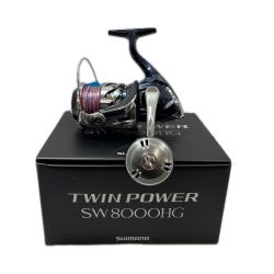 SHIMANO シマノ スピニングリール 21ツインパワーSW 8000HG 箱付 04228 Bランク
