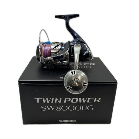 SHIMANO シマノ スピニングリール 21ツインパワーSW 8000HG 箱付 04228