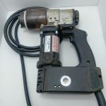 TONE トネ シャーレンチ アウターソケット付 コード式 S-201R シルバー