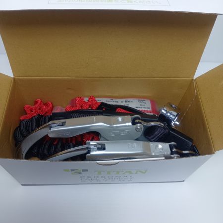 TITAN ランヤード　 HL-ERW レッド×ブラック 未使用品(S)