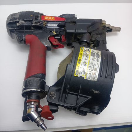 MAX マックス エア釘打ち 程度C ケース付 HN-65Z1 レッド