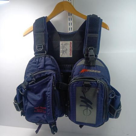 mazume マズメ 釣り服飾 フィッシングベスト mazume ネイビー RED MOON ネイビー