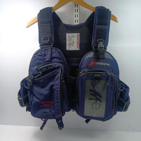 mazume マズメ 釣り服飾 フィッシングベスト mazume ネイビー RED MOON ネイビー