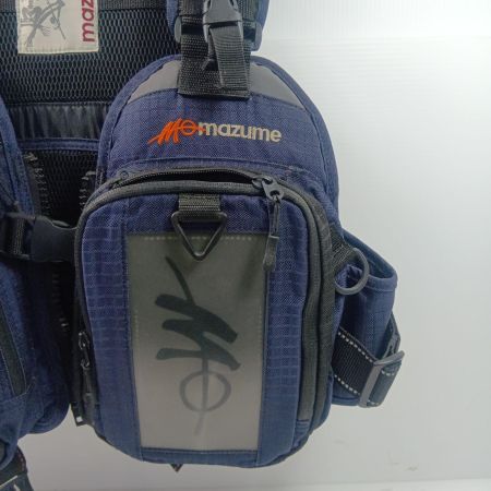 mazume マズメ 釣り服飾 フィッシングベスト mazume ネイビー RED MOON ネイビー