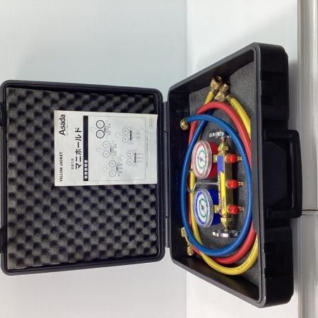 Asada マニホールド　R12/R22/R502 程度B R12/R22/R502