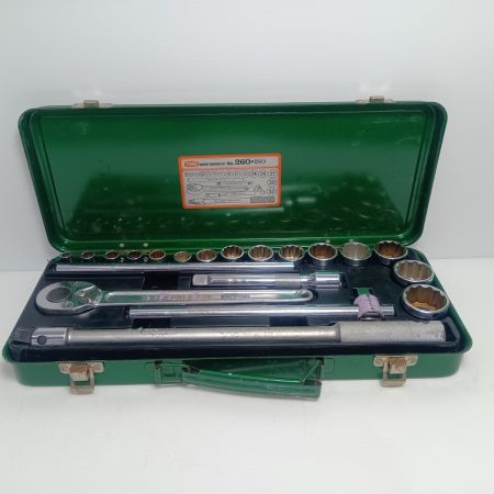 TONE トネ 工具セット TONE ソケットセット260 ｿｹｯﾄｾｯﾄ260 グリーン