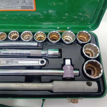 TONE トネ 工具セット TONE ソケットセット260 ｿｹｯﾄｾｯﾄ260 グリーン