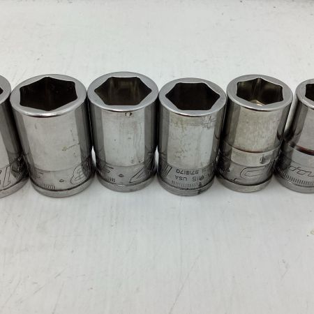 Snap-on スナップオン ソケット Snap-on 313YTWMY 13個セット 313YTWMY
