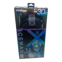 未使用品(S) 付属品完備 ｱｲｽﾏﾝ ICMPX2-BLV-SET ブラック Sランク