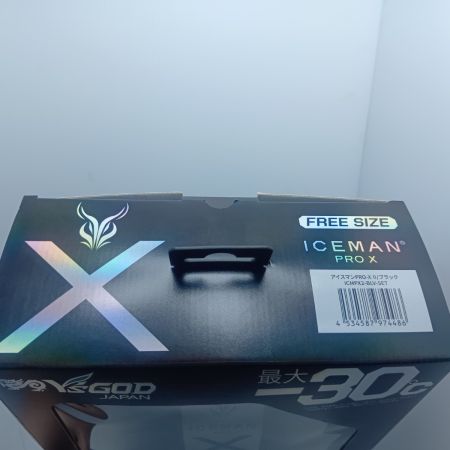 未使用品(S) 付属品完備 ｱｲｽﾏﾝ ICMPX2-BLV-SET ブラック