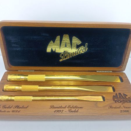 MAC TOOLS マック たがね 未使用品(S) ケース付 2366 1997年製24Kメッキ限定モデル