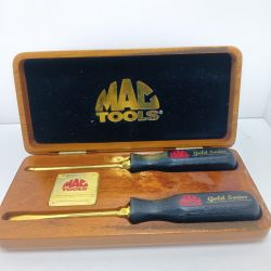 MAC TOOLS マック ドライバーセット未使用品(S) ケース付 3519 2002コレクターズセット 24Kメッキ Sランク