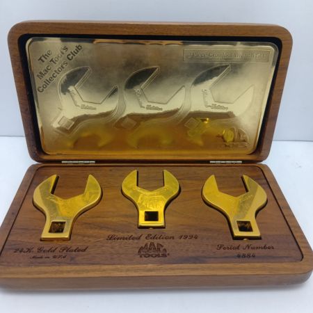 MAC TOOLS マック クロウフットレンチセット　4884 1994年製24Kメッキ