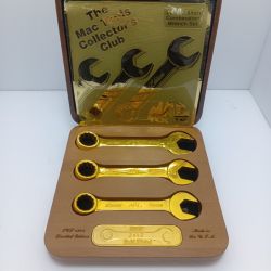 MAC TOOLS マック レンチセット MAC TOOLS 程度A ケース付 2452 1993年製24Kメッキ Aランク