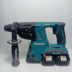MAKITA マキタ ハンマドリル　程度B 充電器・充電池2個・ケース付 HR263D グリーン Bランク
