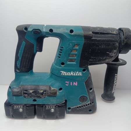 MAKITA マキタ ハンマドリル　程度B 充電器・充電池2個・ケース付 HR263D グリーン