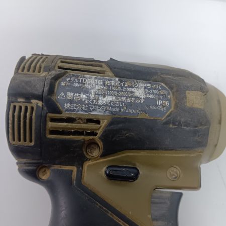 MAKITA マキタ インパクトドライバ　オリーブ 程度C 本体のみ TD001G オリーブ