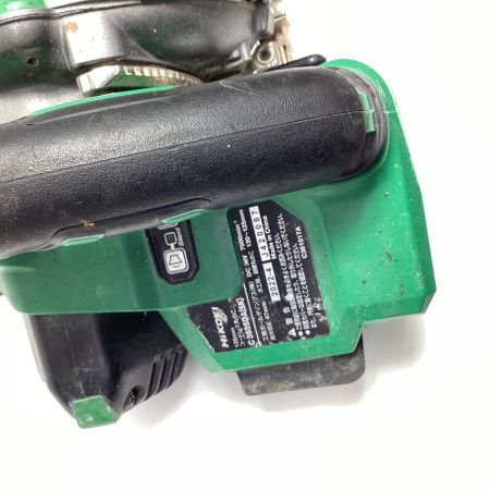 HiKOKI ハイコーキ 丸のこ　程度B 本体のみ コードレス式 125mm 36v J420087 使用感有 C3605DA グリーン