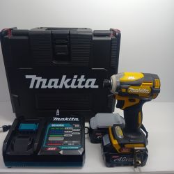 MAKITA マキタ インパクトドライバ　程度A 充電器・充電池2個・ケース付 TD001GDXFY イエロー Aランク