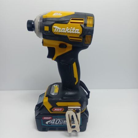 MAKITA マキタ インパクトドライバ　程度A 充電器・充電池2個・ケース付 TD001GDXFY イエロー