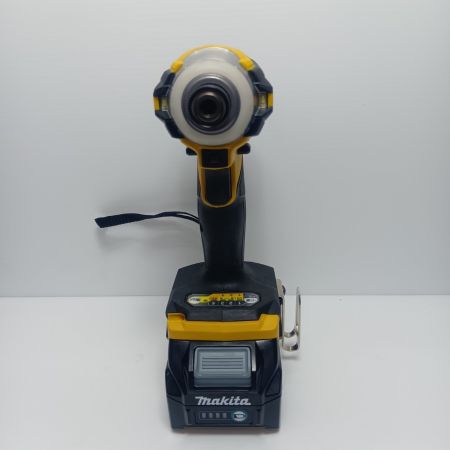 MAKITA マキタ インパクトドライバ　程度A 充電器・充電池2個・ケース付 TD001GDXFY イエロー