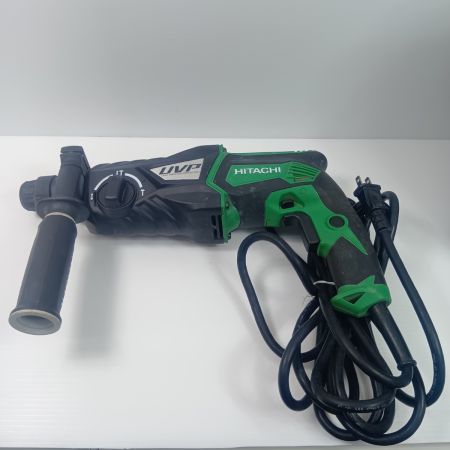 HITACHI 日立  ハンマドリル　程度B ケース付 28mm 100Ｖ 650288 コード式  チェンジレバーが固い DH 28PCY グリーン