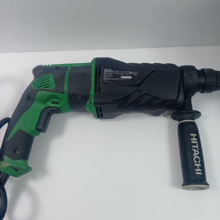 HITACHI 日立  ハンマドリル　程度B ケース付 28mm 100Ｖ 650288 コード式  チェンジレバーが固い DH 28PCY グリーン