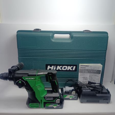 HiKOKI ハイコーキ 程度A 充電器・充電池2個・ケース付 26mm 18v J190178 DH 18DBL グリーン