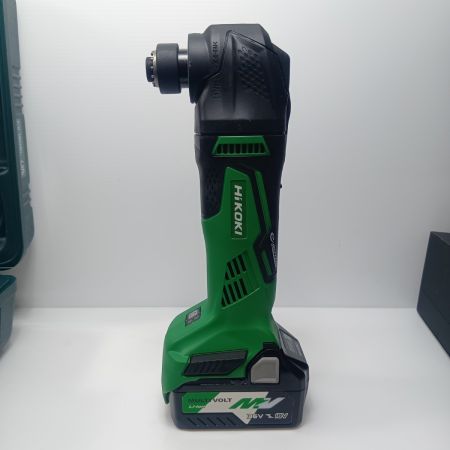 HiKOKI ハイコーキ マルチツール　程度A 充電器・充電池1個・ケース付 コードレス式 18v J190546 CV18DBL グリーン