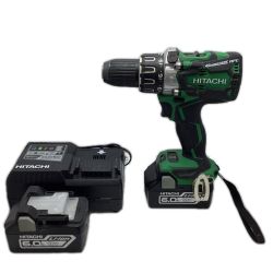 HITACHI 日立 振動ドライバドリル HITACHI DC 18DBL2 グリーン 程度B 充電器・充電池2個・ケース付 コードレス式 13mm 18v J670171 DC 18DBL2 グリーン Bランク