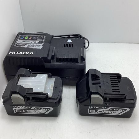 HITACHI 日立 振動ドライバドリル HITACHI DC 18DBL2 グリーン 程度B 充電器・充電池2個・ケース付 コードレス式 13mm 18v J670171 DC 18DBL2 グリーン