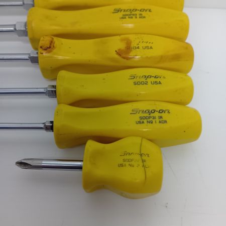 Snap-on スナップオン ドライバー　 程度B 使用感有 6本セット