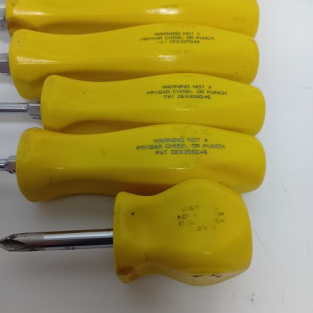 Snap-on スナップオン ドライバー　 程度B 使用感有 6本セット