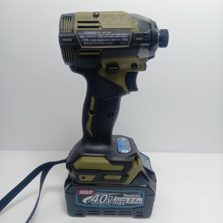 MAKITA マキタ ンパクトドライバ　未使用品(S) 充電器・充電池2個・ケース付 TD002GRDXO オリーブ