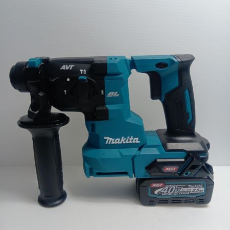 MAKITA マキタ ハンマドリル　未使用品(S) 充電器・充電池2個・ケース付 コードレス式 20mm 40v 2.5Ah HR010GRDX