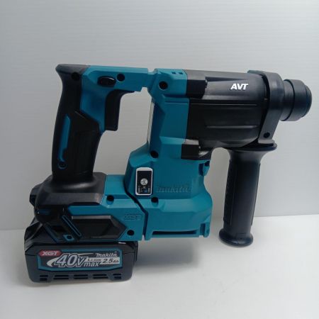 MAKITA マキタ ハンマドリル　未使用品(S) 充電器・充電池2個・ケース付 コードレス式 20mm 40v 2.5Ah HR010GRDX