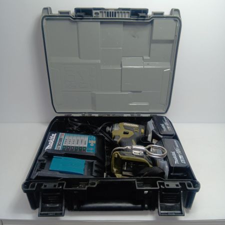 MAKITA マキタ インパクトドライバ　充電器・充電池2個・ケース付 コードレス式 18v 18回 19回 346815 TD173DRGXO オリーブ