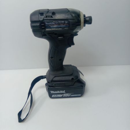 MAKITA マキタ インパクトドライバ MAKITA TD149D ブラック 程度B 充電器・充電池1個・ケース付 コードレス式 18v 212776 TD149D ブラック